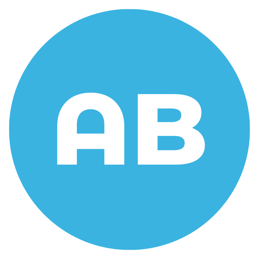 Image with initials AB